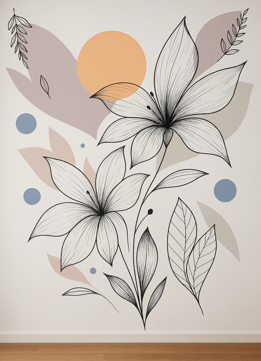 Ejemplo de pared orgánica